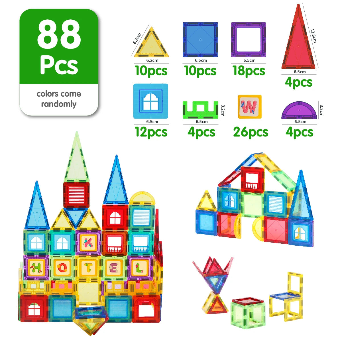 MagnetiTiles™ — Blocs Magnétiques 3D Engineering pour Enfants